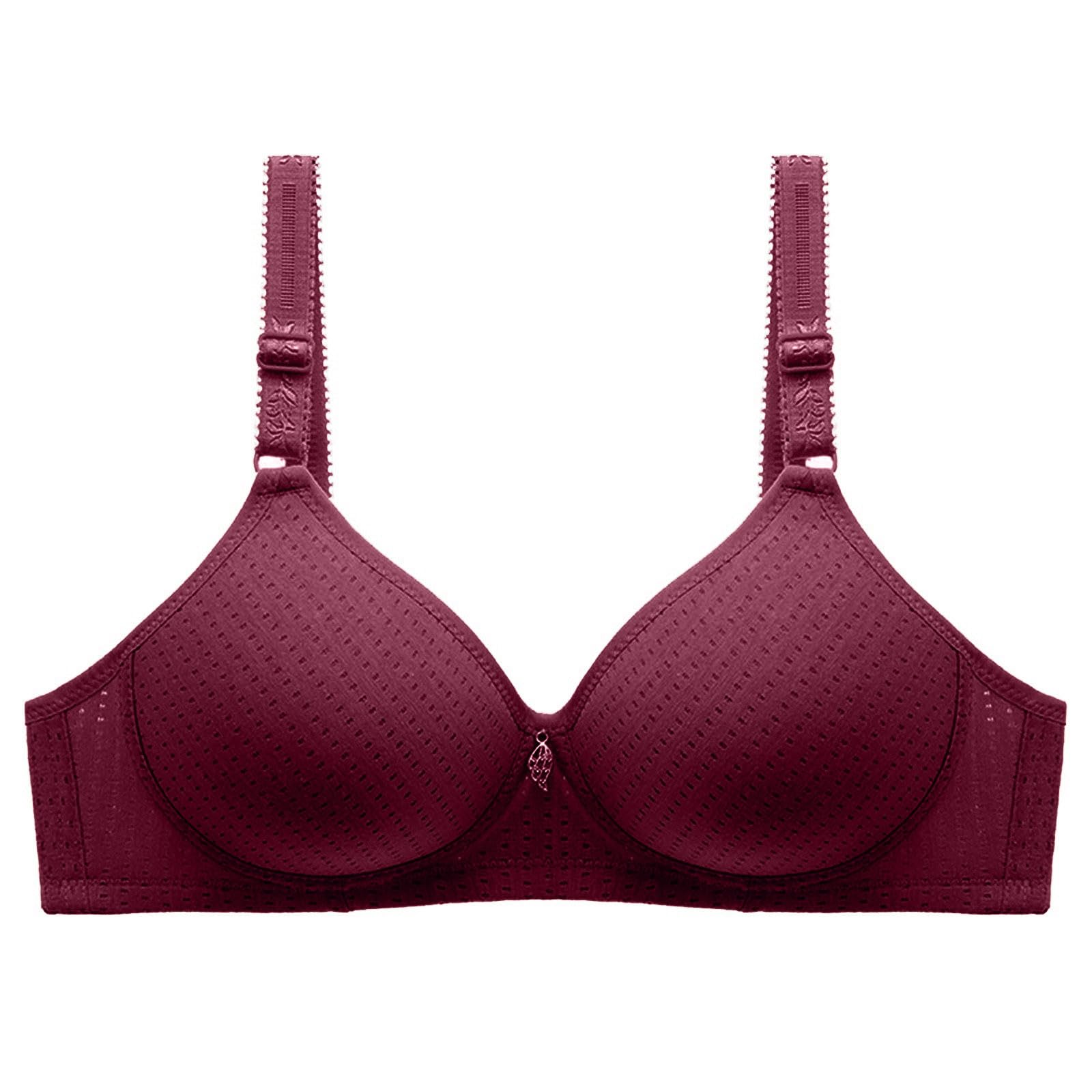 DOLKFU Women Full Coverage Push Up Daily Bra Comfortable Everyday Bra Easy Close Comfy Support Bras with Adjustable