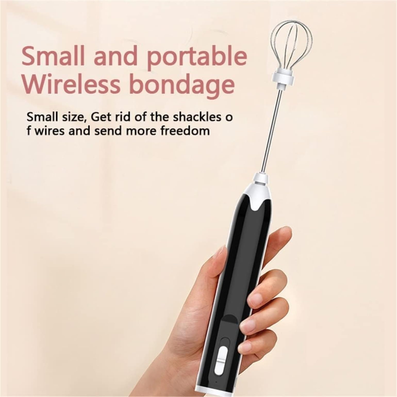 Montalatte Frullatore Montalatte Elettrico Frusta Impastatrice Ricarica USB Agitatore Schiuma Utensili da Cucina Montalatte per Cappuccini