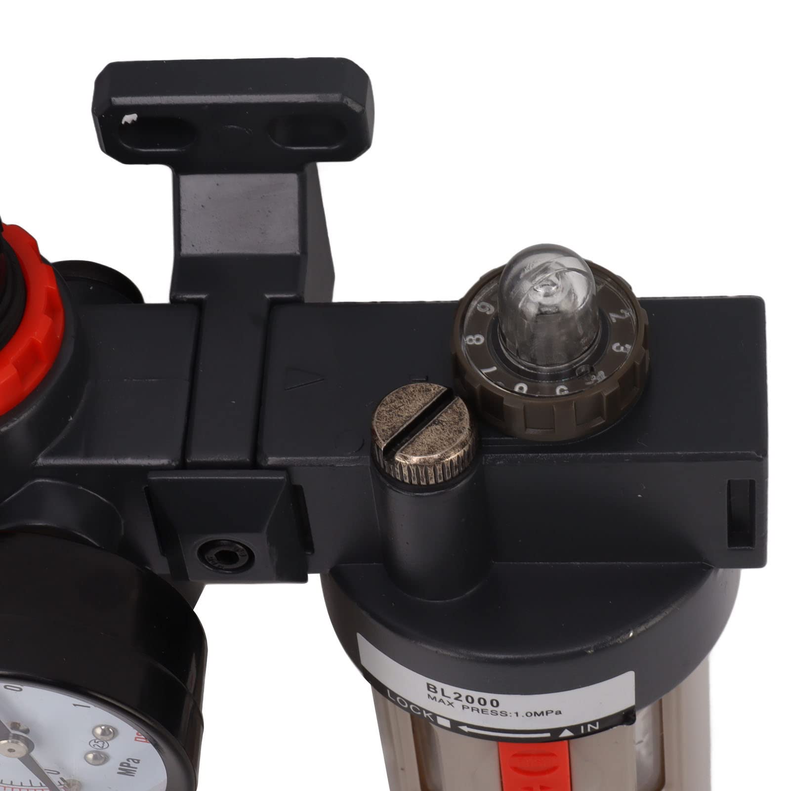 Regolatore del filtro dell'aria compressa Separatore del separatore dell'olio dell'acqua con filtrazione forte in lega di alluminio premium G1/4 per officina