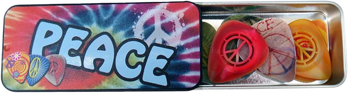 Guitar Plectrum Pack - Peace Design - 6 Picks