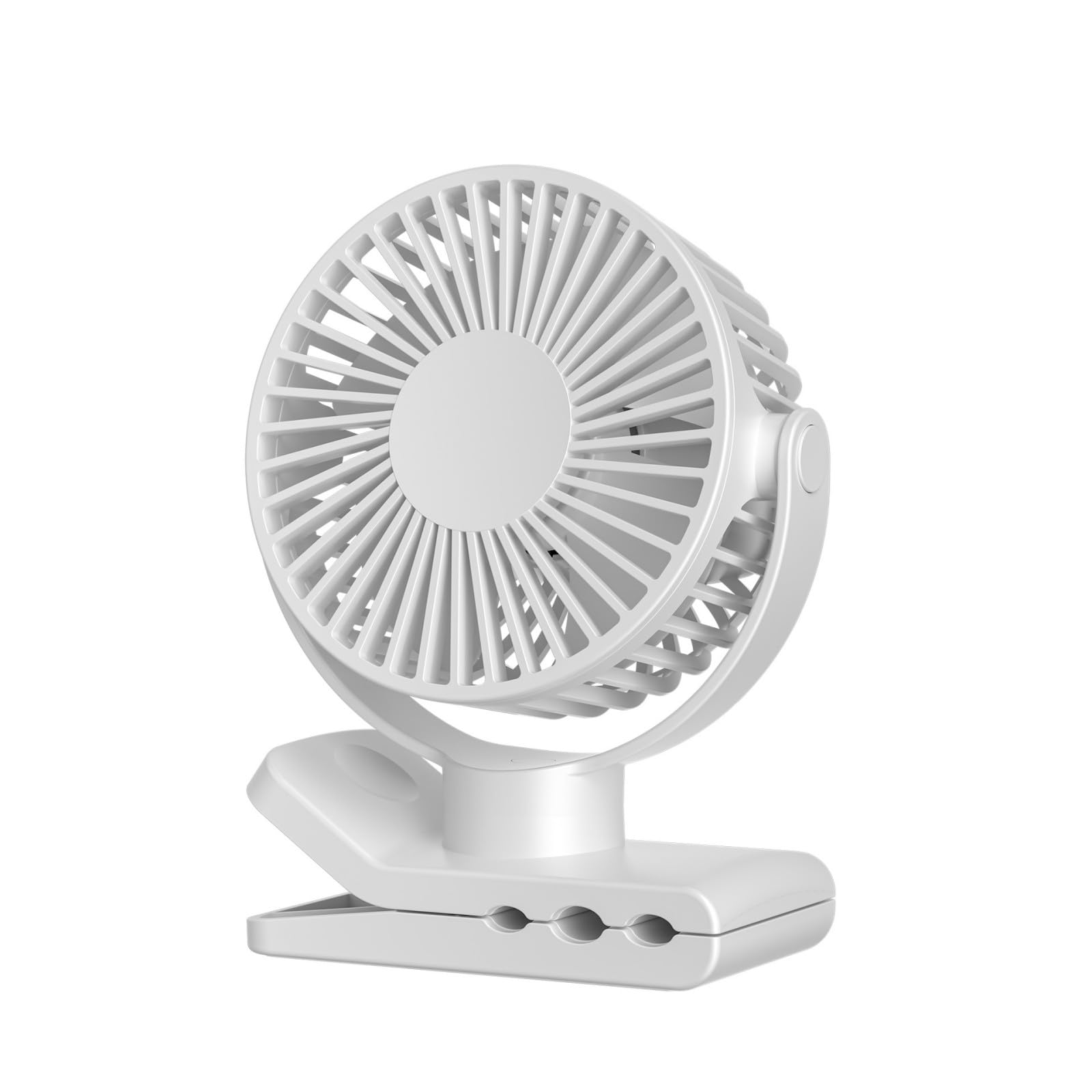 NMFLAB Noise USB Powered Fan 720° Adjustable Head and Various Mounting Choices for Effective Cooling Multi Corner Clip Fan