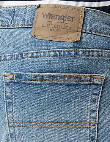 Image of Wrangler Men's Loose Fit Cotton Jeans (Grey, Vintage Stonewash)