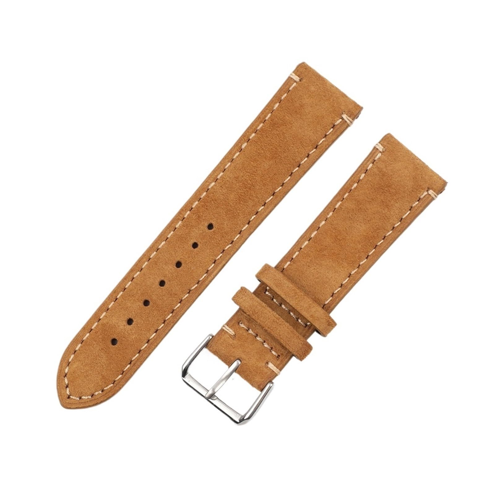 Cinturino per orologio in vera pelle scamosciata morbida 18 20 22 24mm Cinturino in pelle da corsa a sgancio rapido per uomo donna
