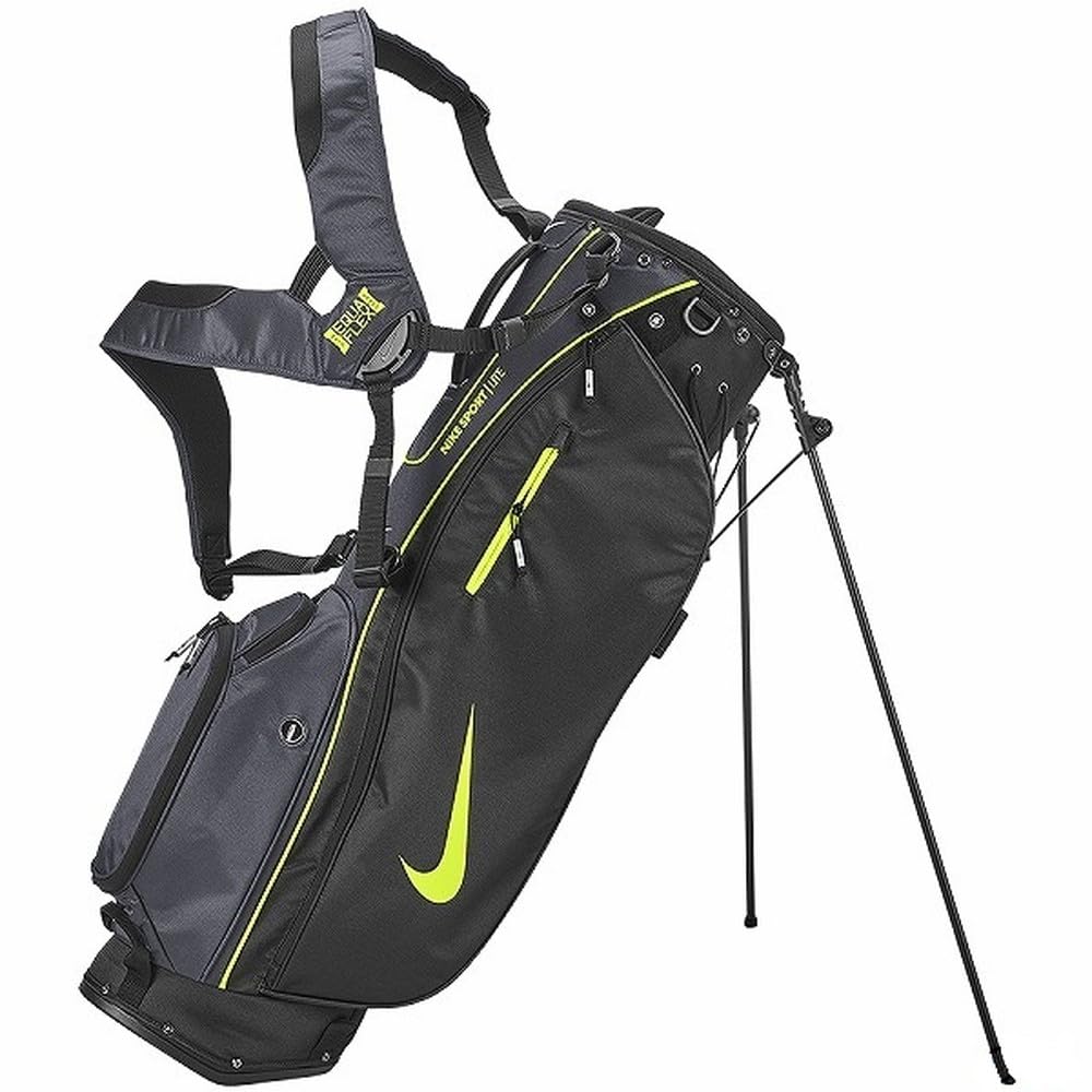 【美品 廃盤品】NIKE GOLF スポーツライト スタンド式 ゴルフバッグ 廃盤品】NIKE GOLF スポーツライト スタンド式 ゴルフバッグ グレー