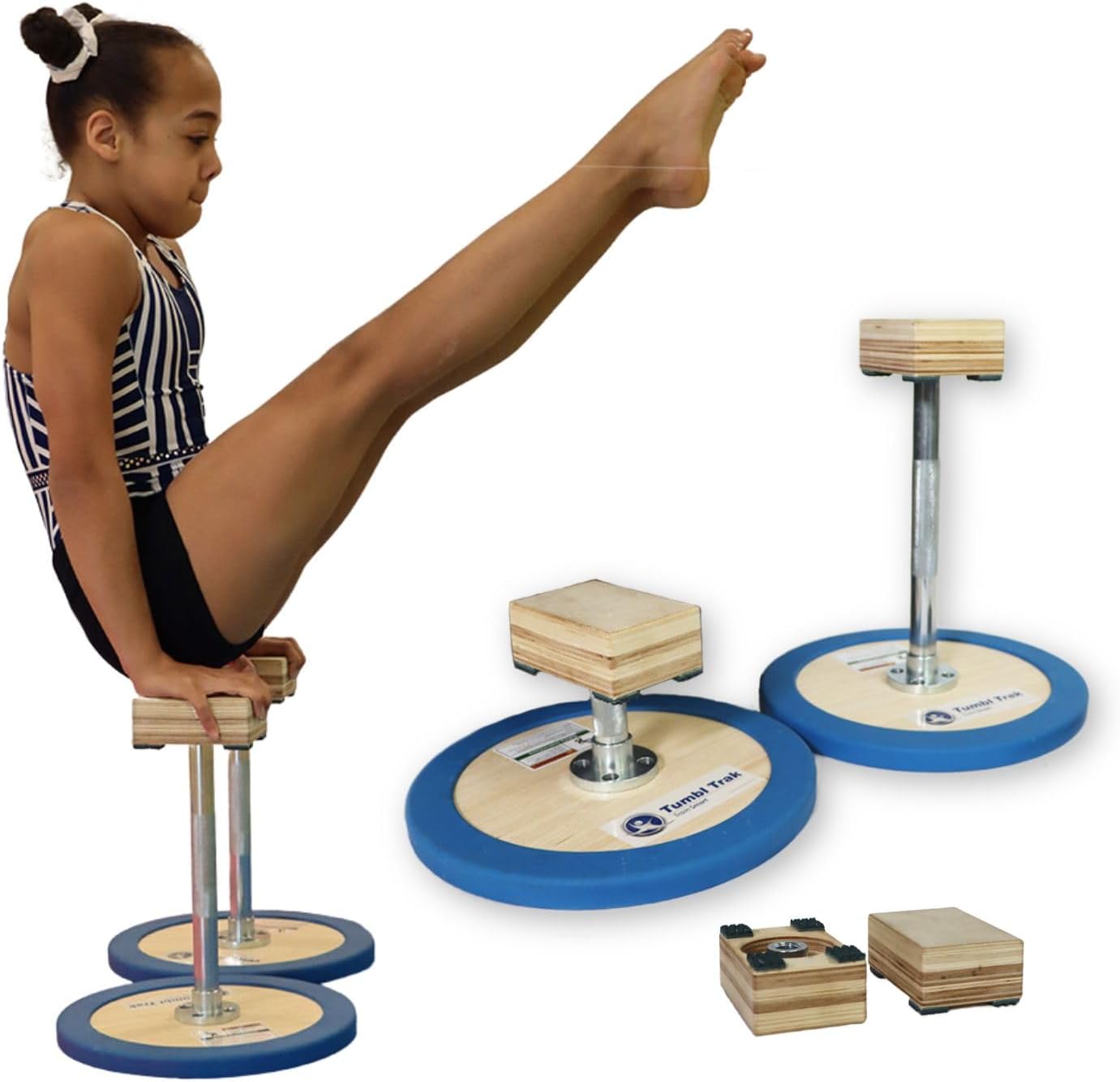 Tumbl Trak 3 in 1 Adjustable Handstand Canes High Canes