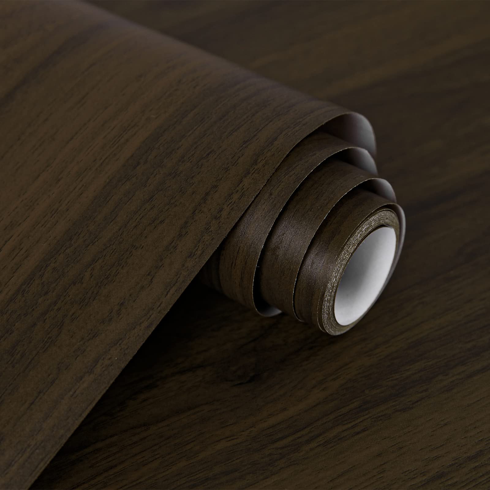 Buy Sticky Back Plastic Roll Brown Wood Effect Vinyl Self Adhesive Wallpaper 40cm X 300cm