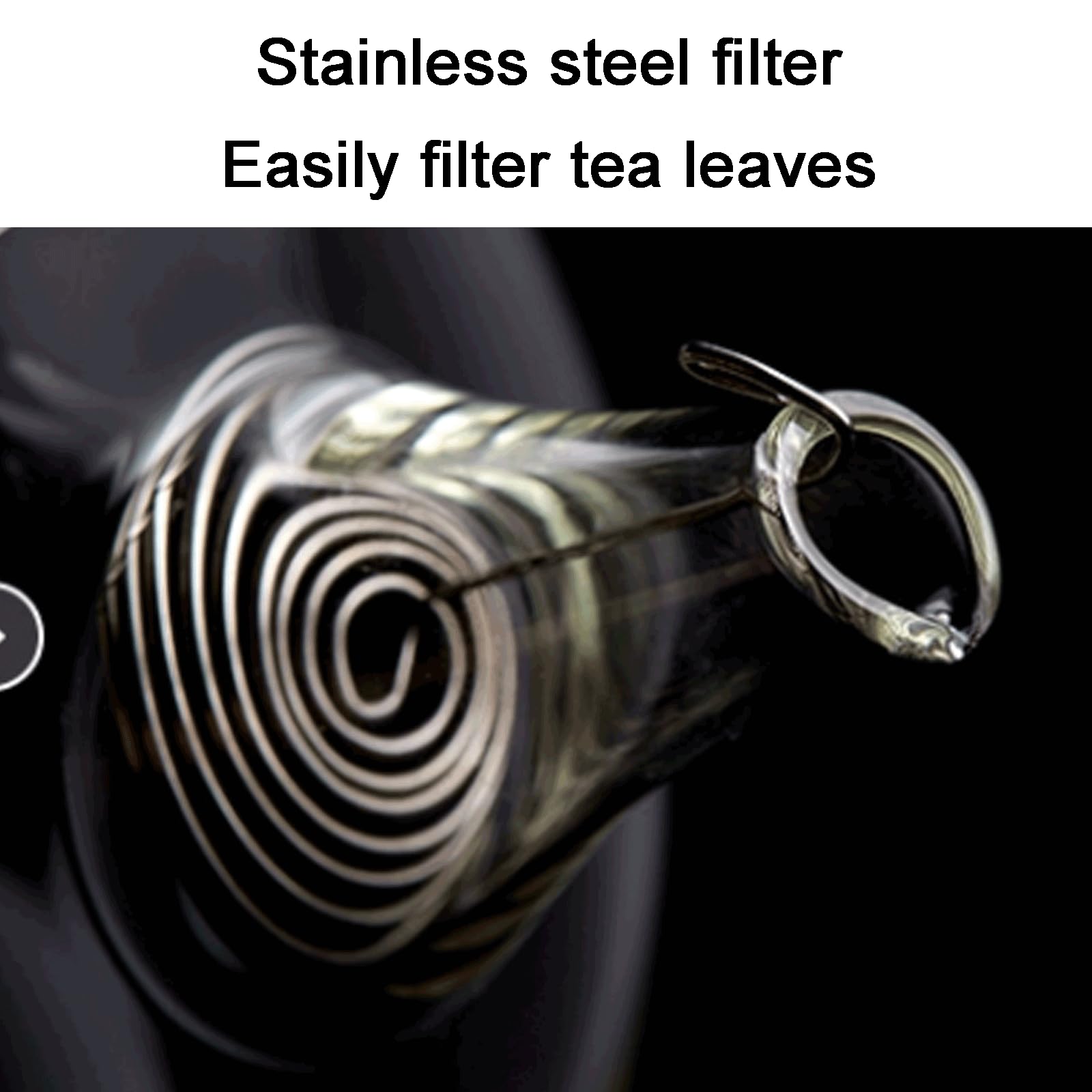 Abnehmbar Glas-Teekanne, transparente Teekanne mit Deckel, kleine Teekanne mit herausnehmbarem Tee-Ei, Teekannen-Set, 220 ml reinigbar