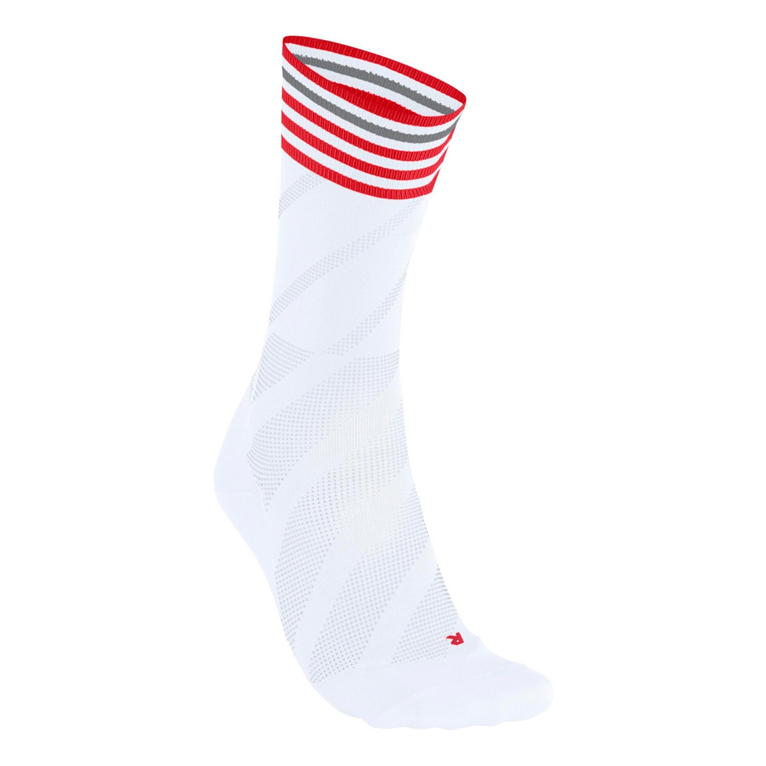 FALKE Men's RU Ultralight M So Functional Yarn Anti-Blister Running Socks 1 pair, White 2008, 5.5-7.5
