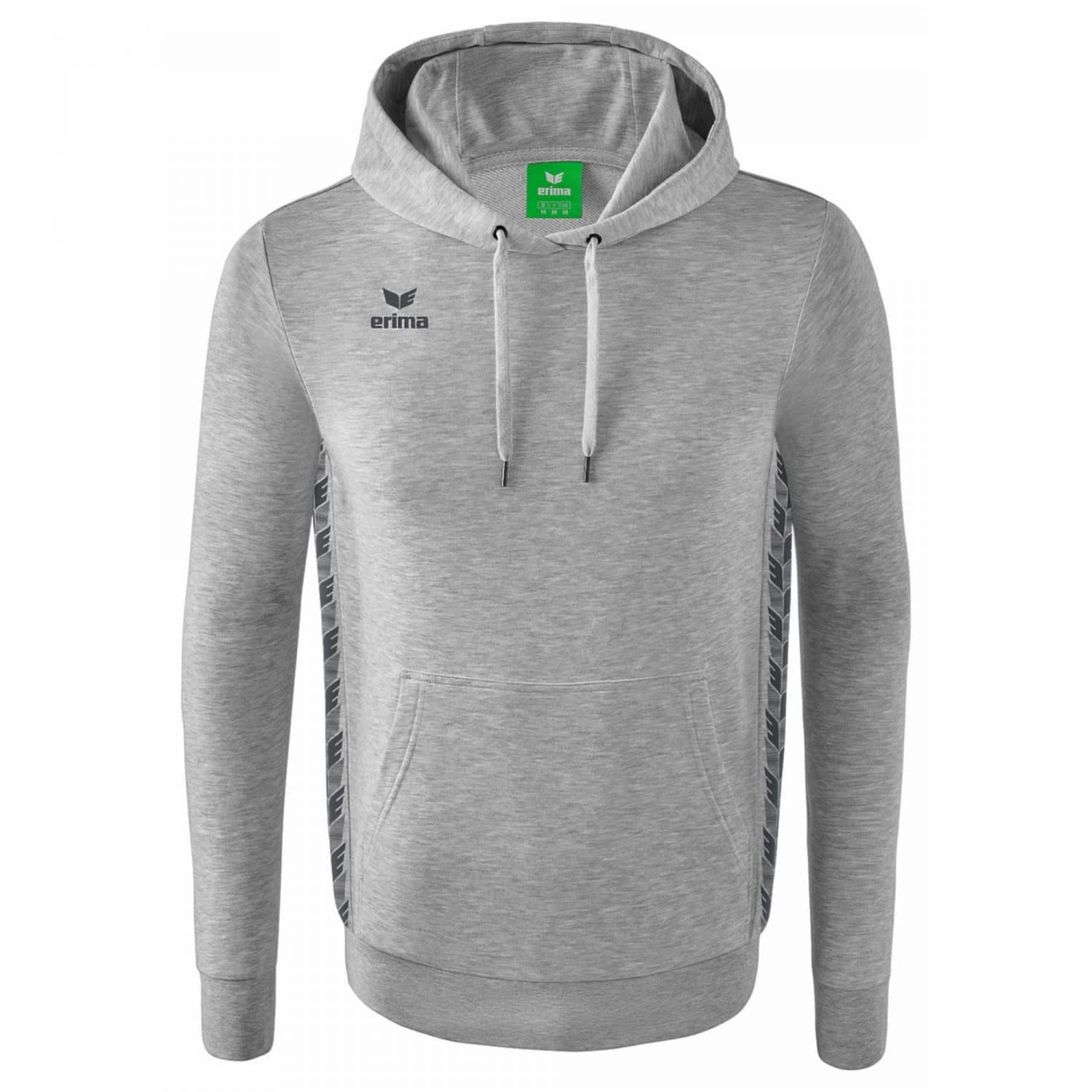 Erima Men's Essential Team Basic Hoody, light Grey Marl, L