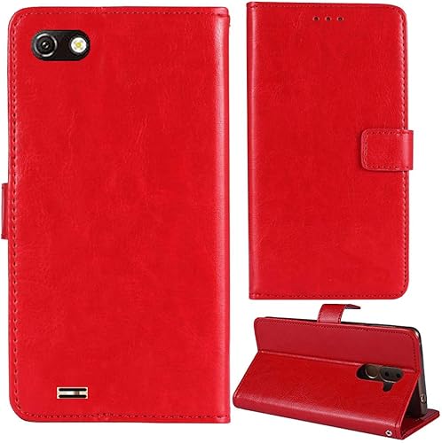 Miniatura 5 de Stand Premium Retro Business Flip Funda protectora de cuero para Sky Platinum F5 / E5 / G5 5 pulgadas protección teléfono cubierta piel folio libro