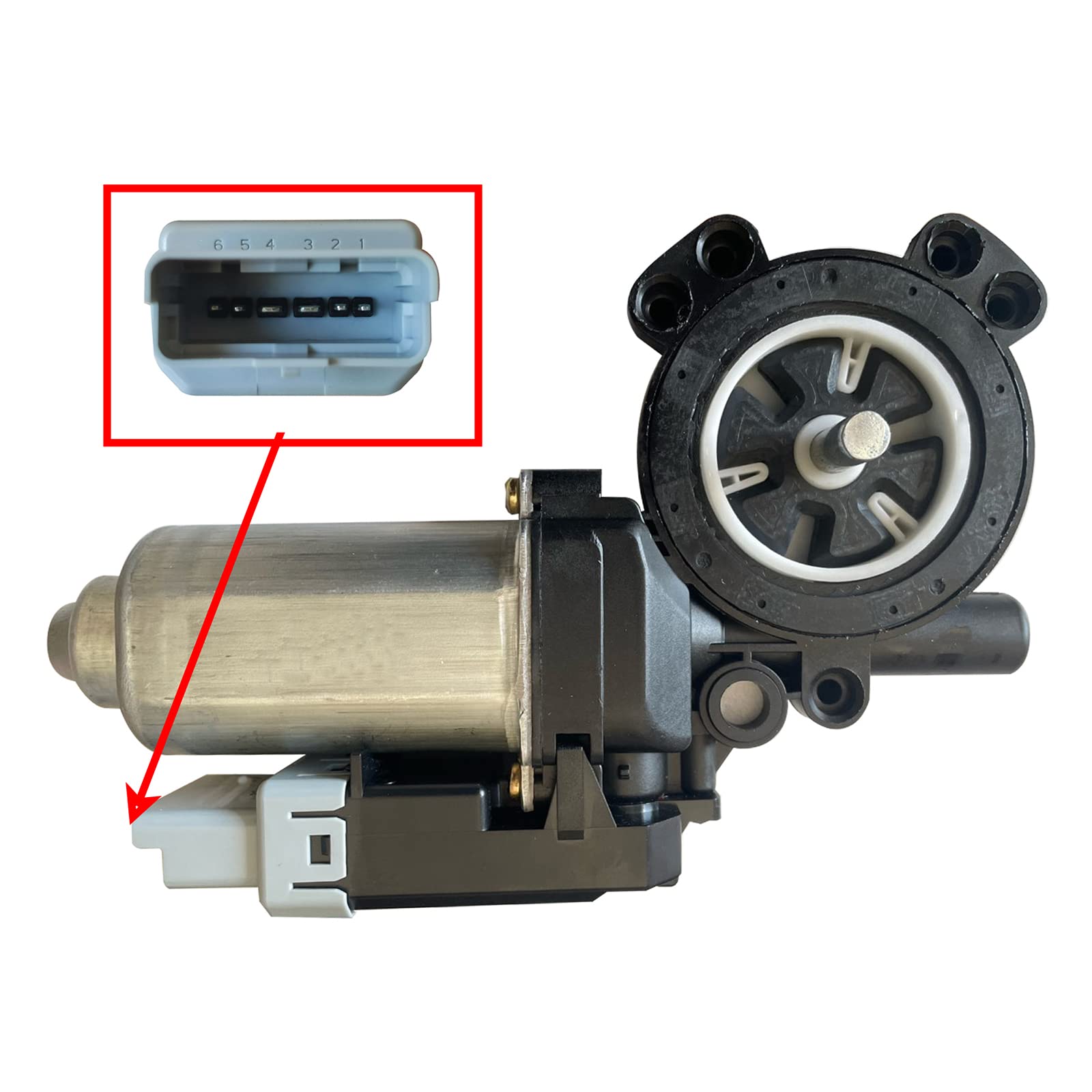 Moteur de Lève Vitre Avant Droit Côté Passager AVEC Temic compatible pour C2 C3 C4 PICASSO JUMPY SCUDO 206 207 SW 308 EXPERT - 440803F 401818A5