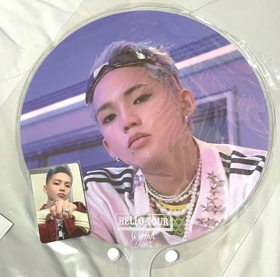 ビョンウソク　うちわ Amazon.co.jp: treasure ヒョンソク うちわ hello 韓国 本国