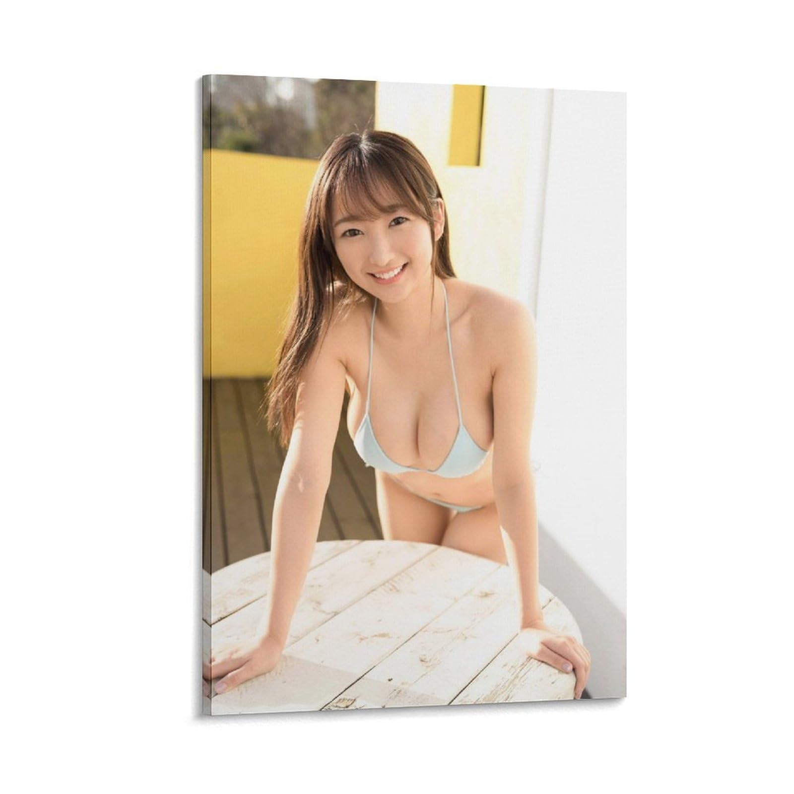 【超美人☆】 キャンバス生地にプリントされた森の中の天使　アート　絵画　新品 Amazon.co.jp: 美しい人魚 - キャンバスプリントウォールアート