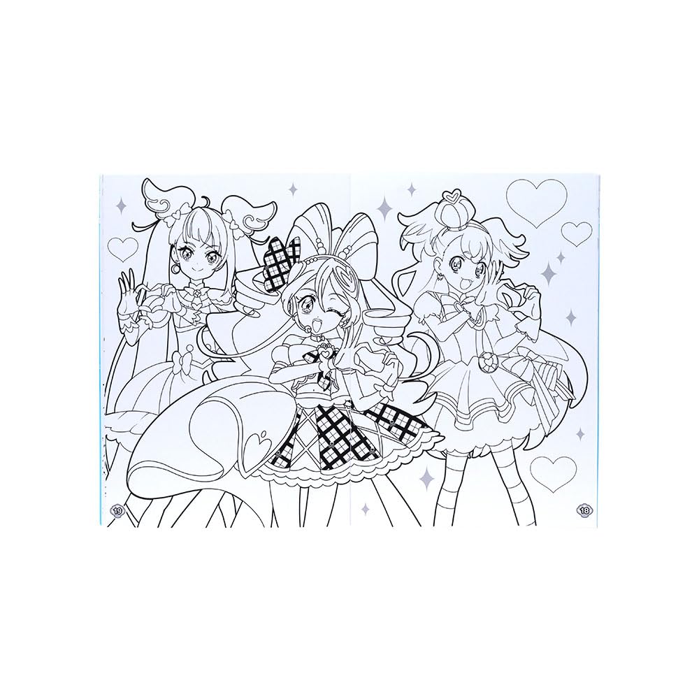 Amazon | サンスター文具 キミとアイドルプリキュア キラキラB5ぬりえ
