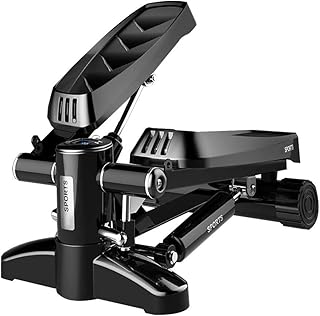 SCIAZA Stepper Fitness Exercise Stepping Machine, With Mini LCD Display And Resistance Bands Suitable For Living Room And Gym, Stepper Exercises Load 150 kg Efficency