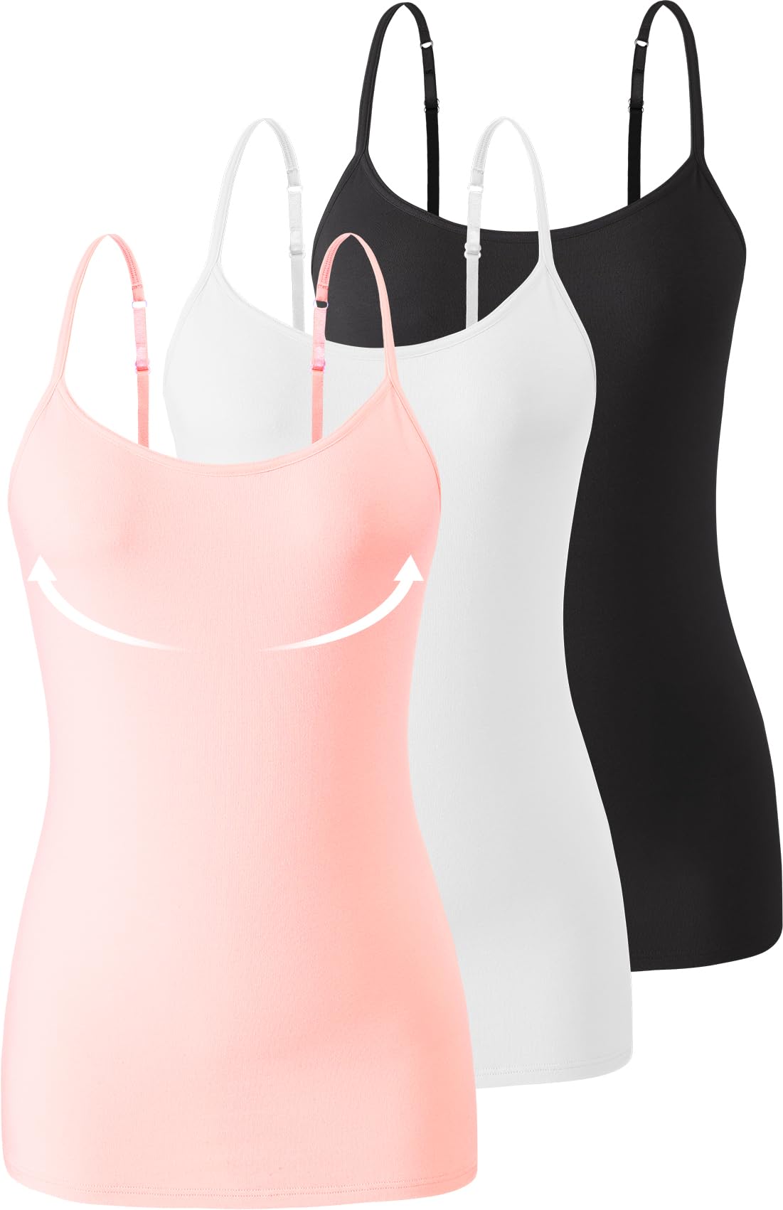 Accbiety 3 Pack Camisole