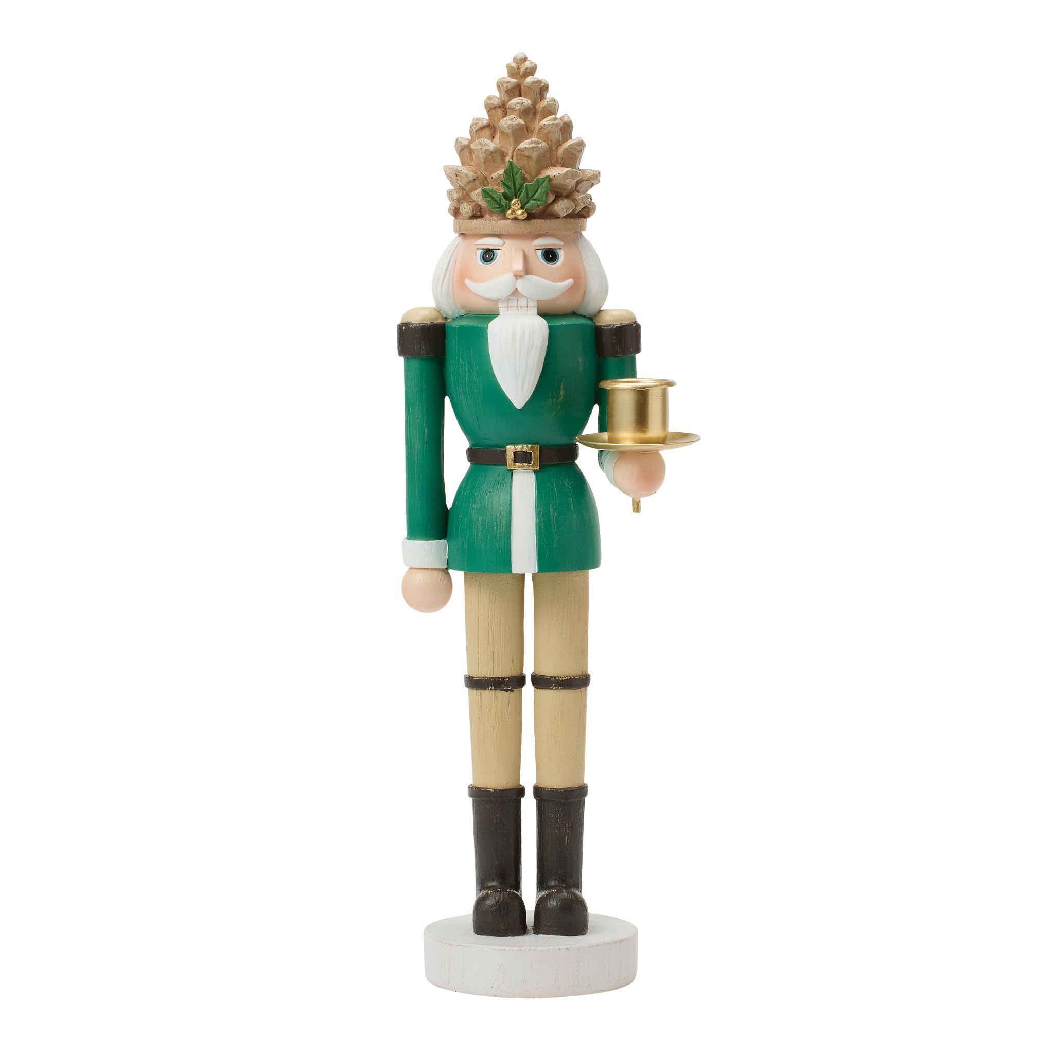 Department 56 Christmas Forest Favorites Bougeoir Casse-Noisette en Bois 36 cm