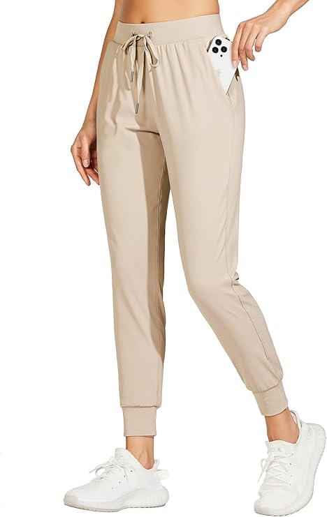 Willit Women's Joggers Pants Lightweight Athletic Sweatpants with Pockets Running Workout Casual Tapered Pants