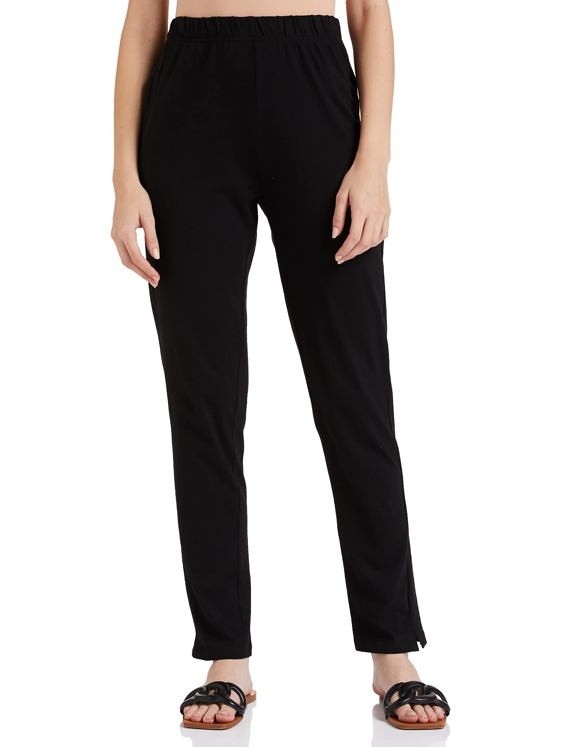 amazon brand - myx Women's Slim Fit Mid Rise Pants-picture-12