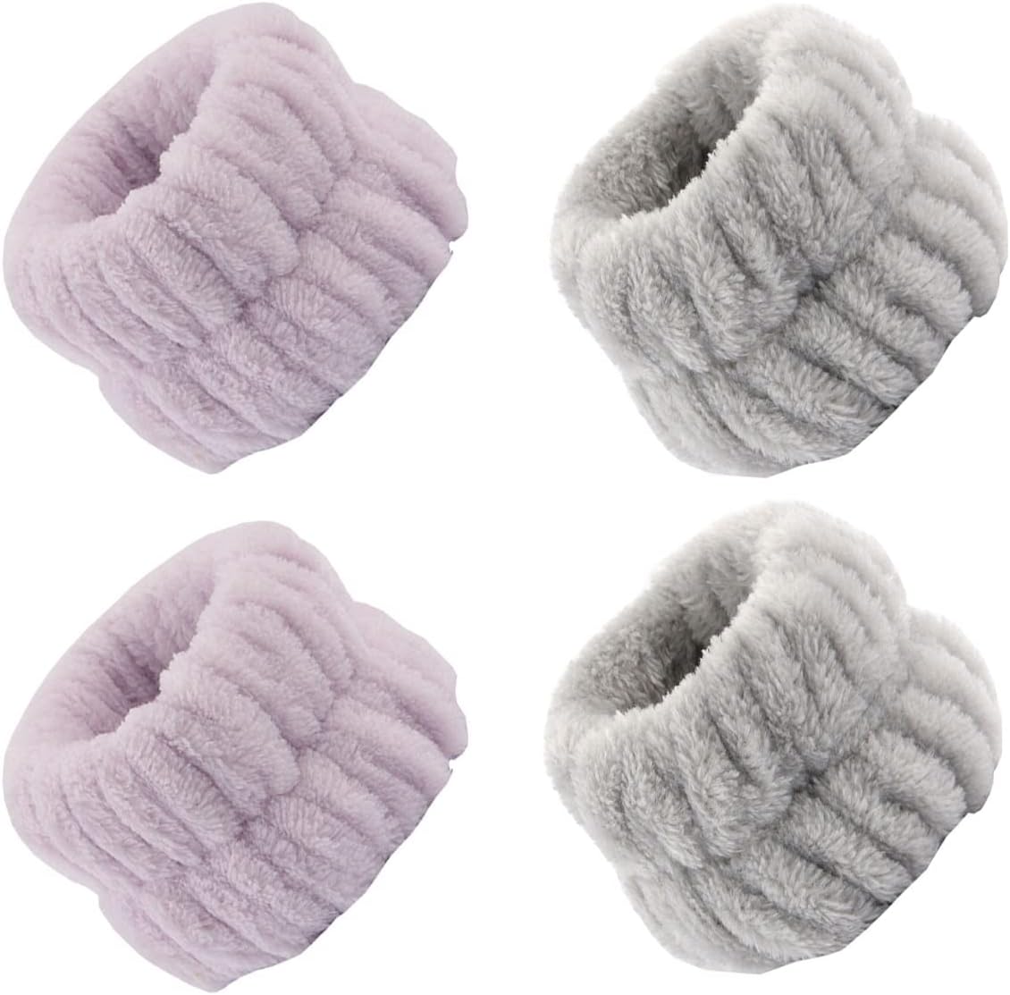 2 Pcs Wrist Towels for Washing FaceDorbetar, Microfiber