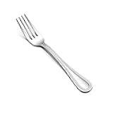 Forks Set of 12, E-far Stainless Steel Dinner Forks Silverware with Pearled Edge for Home/Kitchen/Restaurant, Mirror Polished & Dishwasher safe-7.9 Inches