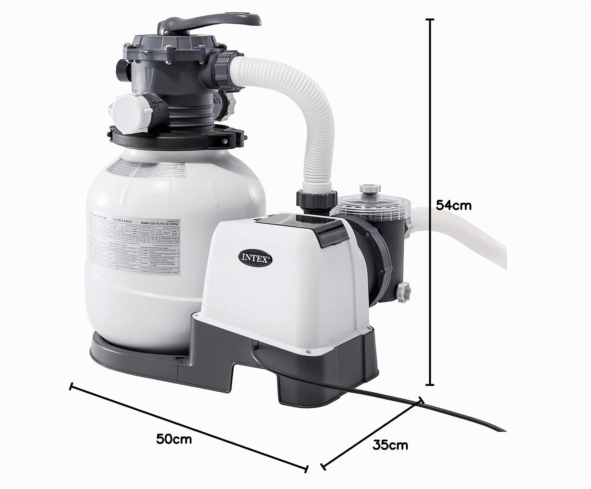 Intex 2100 GPH Sand Filter Pump W/RCD (220-240 Volt)