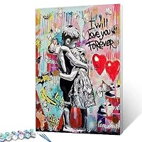 Walarky – Kit Peinture Par Numéros 40x50 Cm – Toile, Pinceaux, Acryliques – Sans Cadre – Débutants Et Enfants Dès 3 Ans