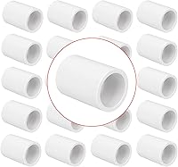 Vista 13 de Paquete de 20 conectores de tubería de PVC de 1/2" con codo de 45 grados (Socket x Socket) de calidad para muebles SCH40, adaptador de esquina