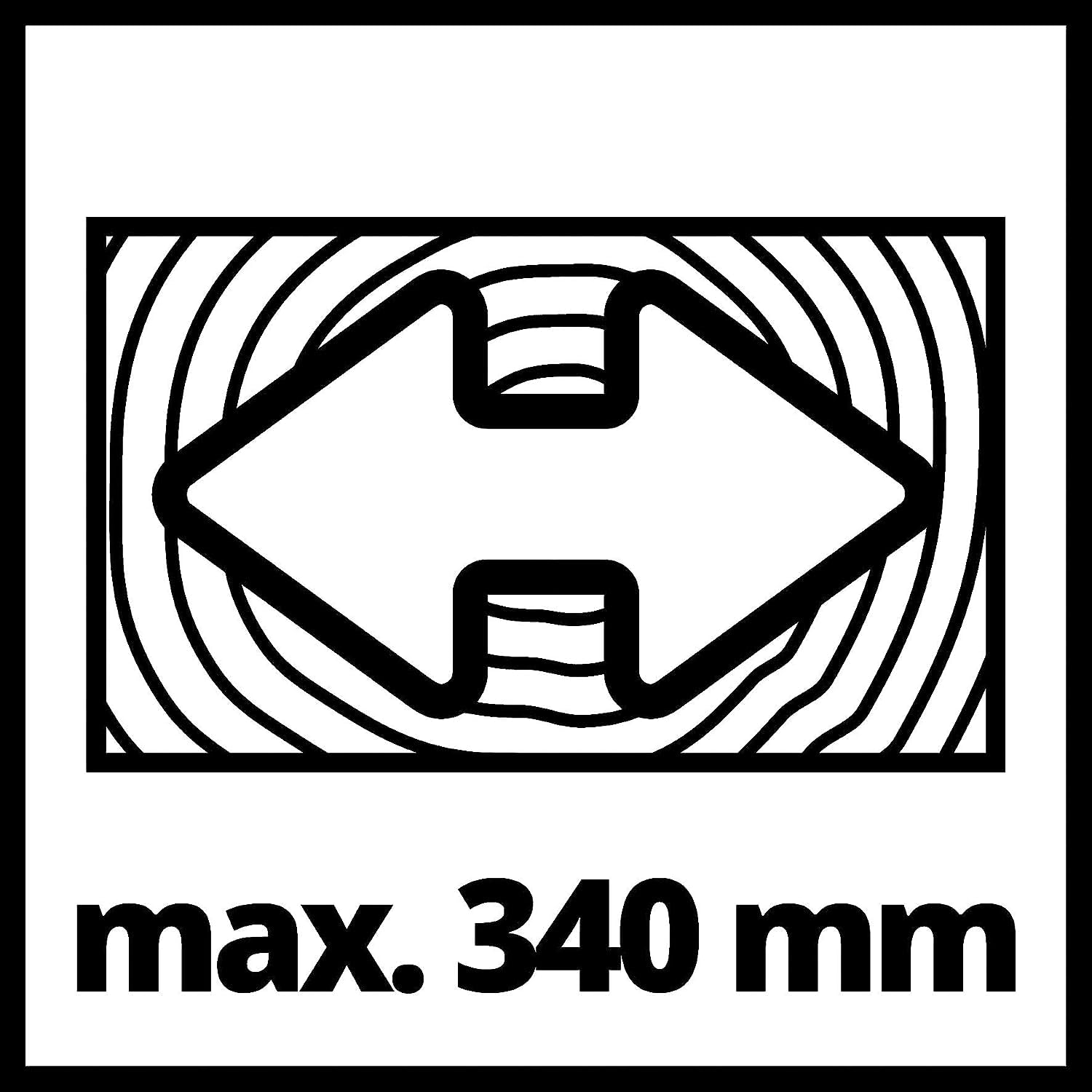 Einhell TC-SM 2534/1 Dual Troncatrice Radiale (230-240 V, 2350 W, Giri Al Min. 4000, Lama Ã˜250 X Ã˜30-48 Denti, Inclinabile DESTRA E SINISTRA 0-45°, Taglio Max 340 X 75 Mm)