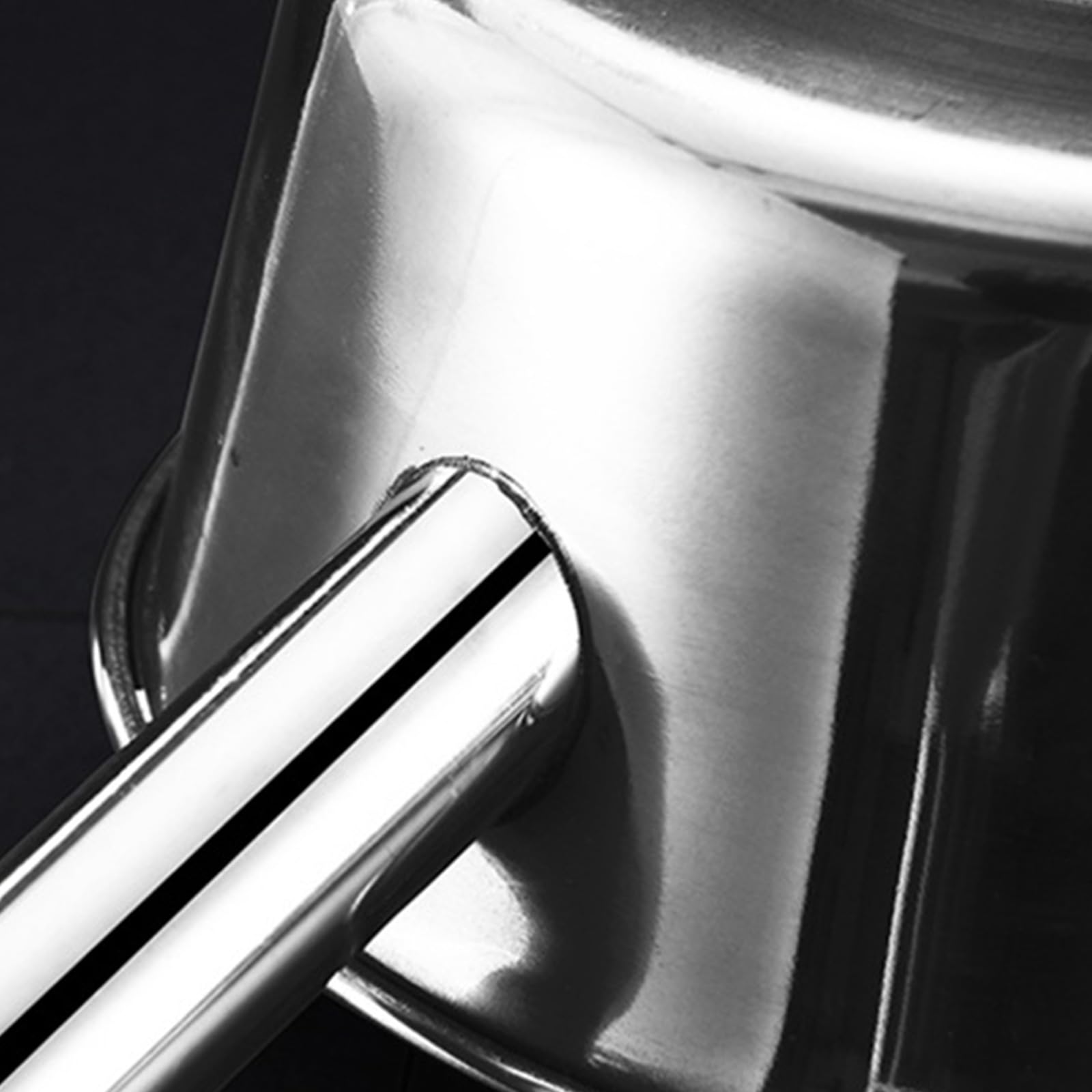 Cucharón de acero inoxidable con mango extendido para uso profesional en cocina y restaurante, cuchara de agua de agarre ergonómico, cucharón multiusos