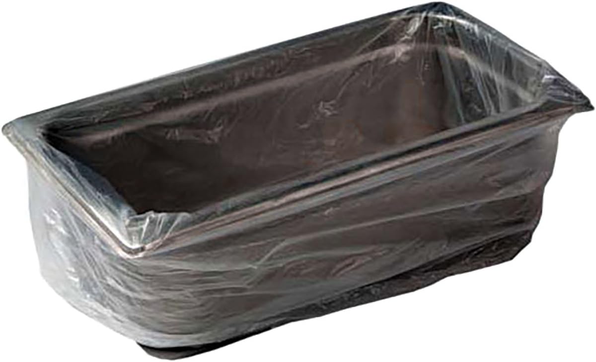 DayMark Safety Systems-IT110214 Steam Pan Liner, 18" x 14", for Use in 1/3 and 1/4 Size Pans (Pack of 250),Clear