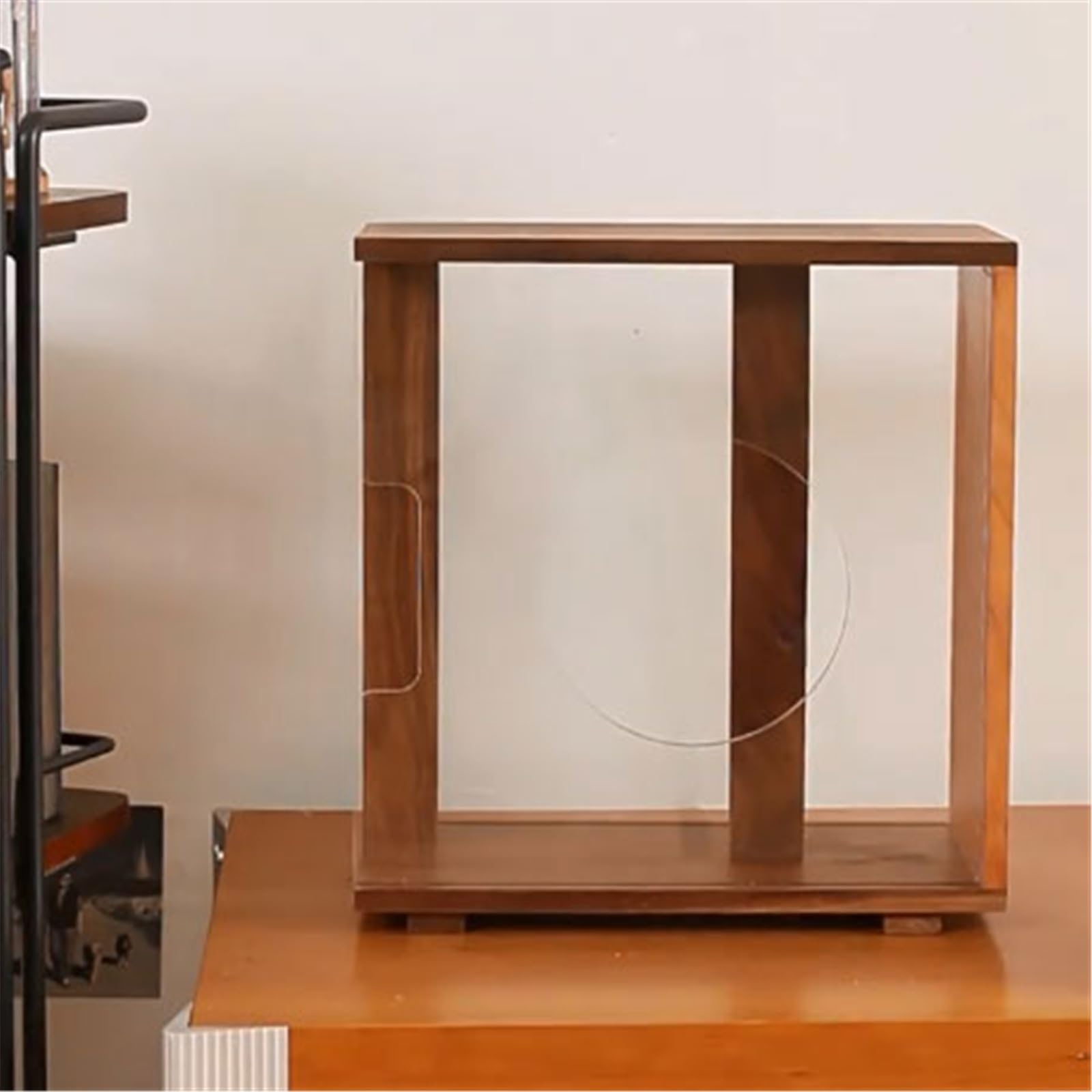 Ufficio Scatola for album CD con portadischi in vinile in legno for creatività desktop Scaffale porta dischi