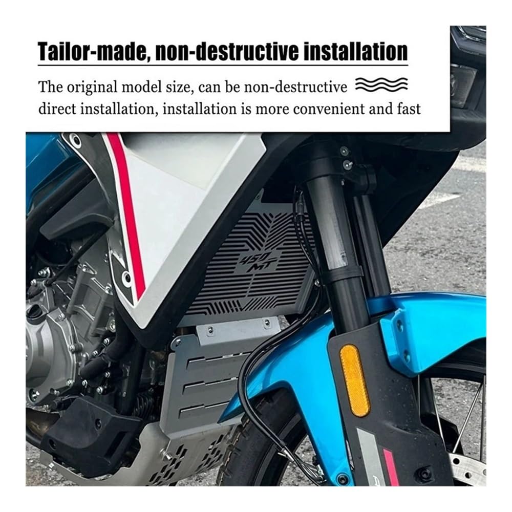 Moto Per CFMOTO 450MT MT450 2024 Scudo Anteriore Serbatoio Di Acqua Di Protezione Rete Di Copertura Del Motore Ventola Di Protezione Griglia protezione griglia