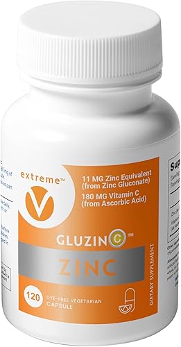 Zinc MG11+VC Fórmula Inmune | Gluconato de Zinc 11 mg + Vitamina C 180 mg | 120 cápsulas vegetarianas sin colorantes