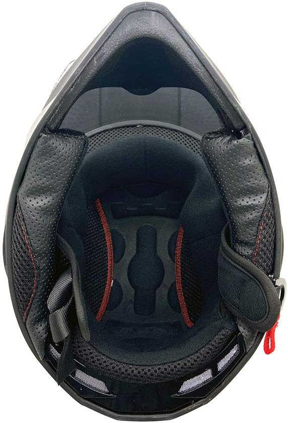 MMG Helmet Dual Sport Off Road Motorcycle Dirt Bike ATV - FlipUp Visor - Model 23 (Large, Gray Matte)