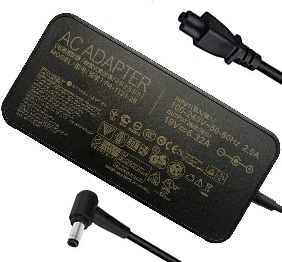 19V 6.32A 120W PA112128 A15120P1A AC Charger for Asus ROG FX504
