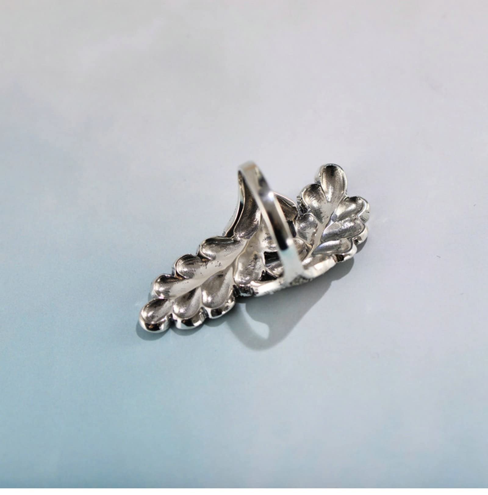 Bandring Silber 925 Damen, Silberring Damen Blattring Stilvolle Geschenke Zum Muttertag