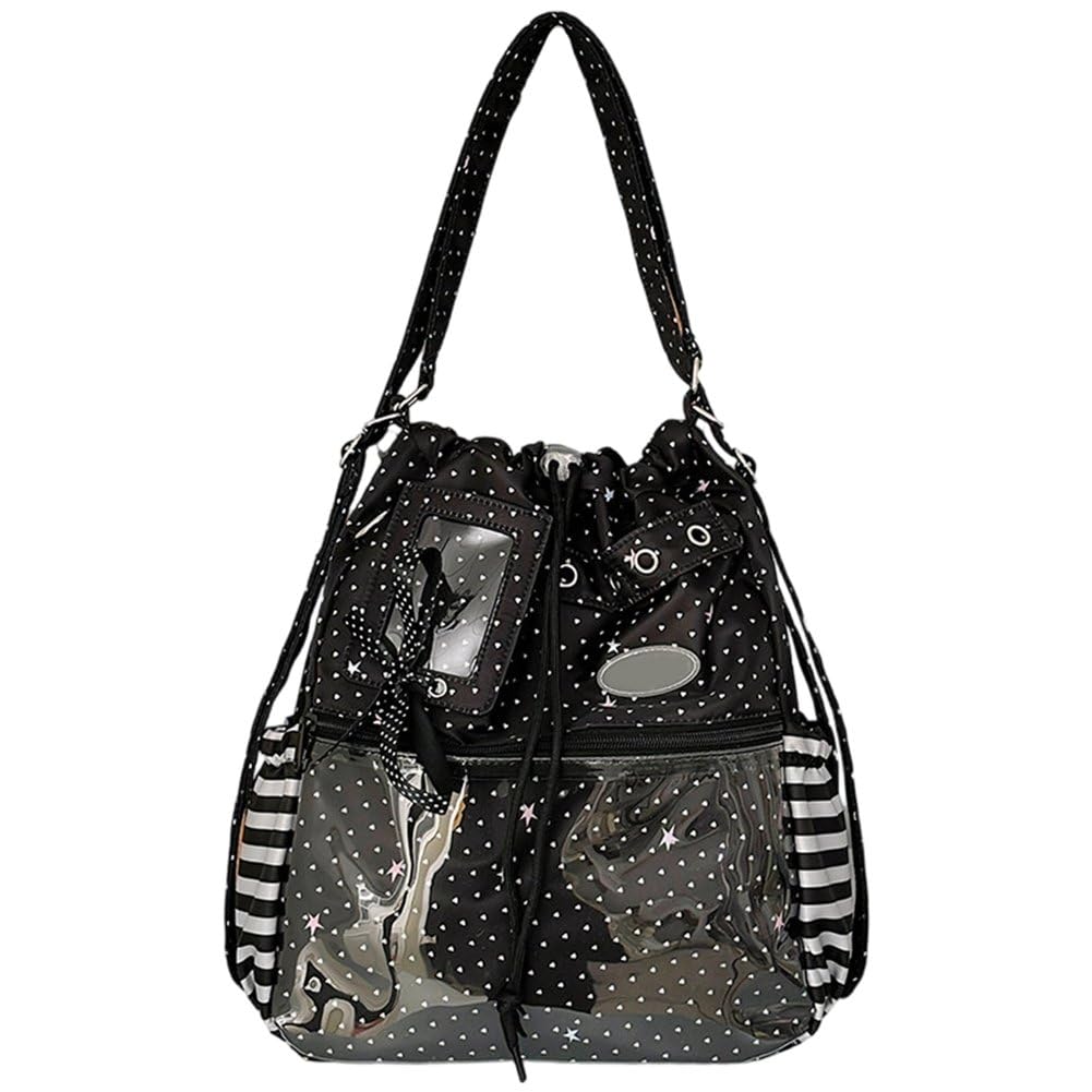 Ita Bag grande capacité Sanfly avec bandoulière simple et motifs à pois
