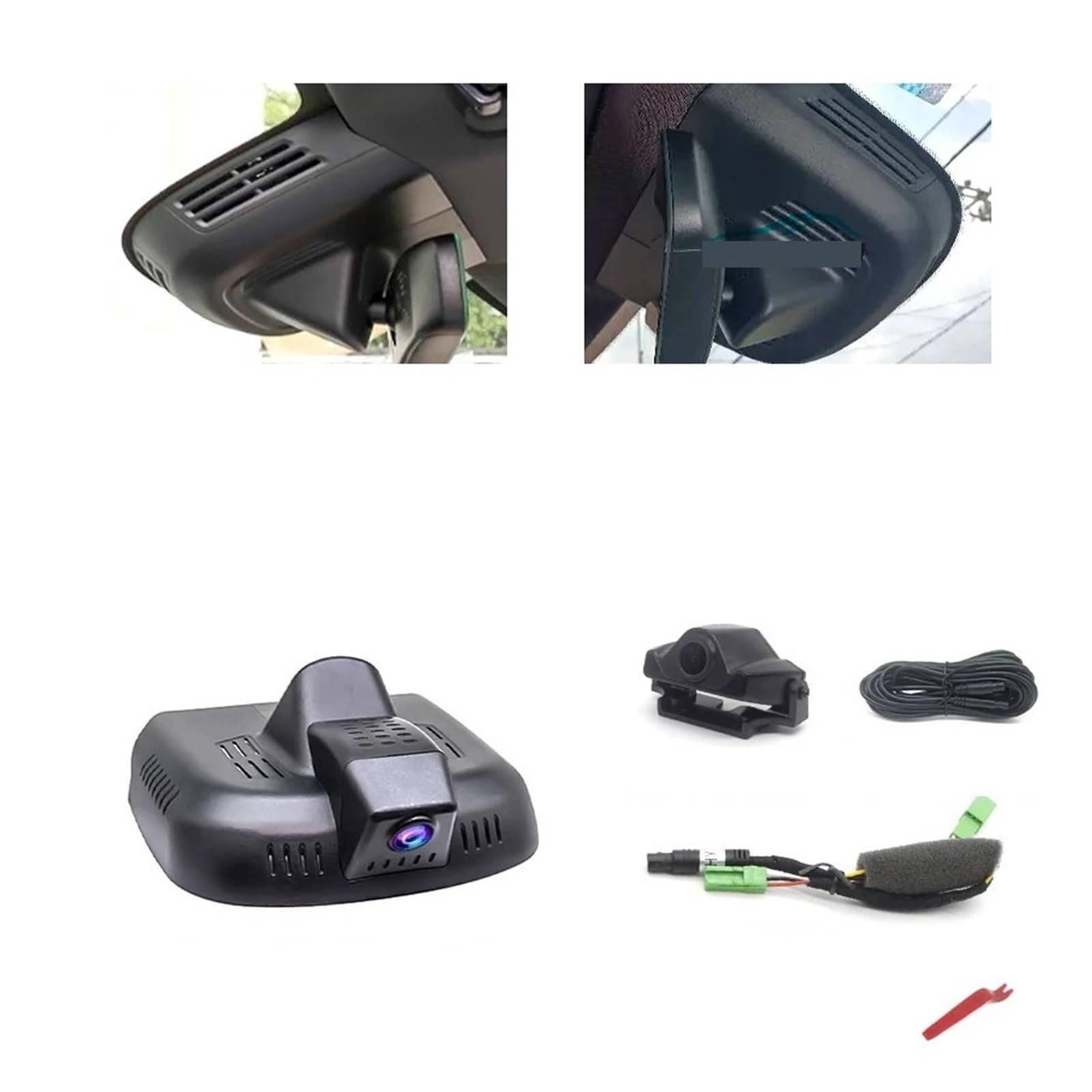 Car Drive Recorder Dash Camera Compatible for Volvo EX30 2024 2025 4K Hidden DVR Original Style Fit Dashcam