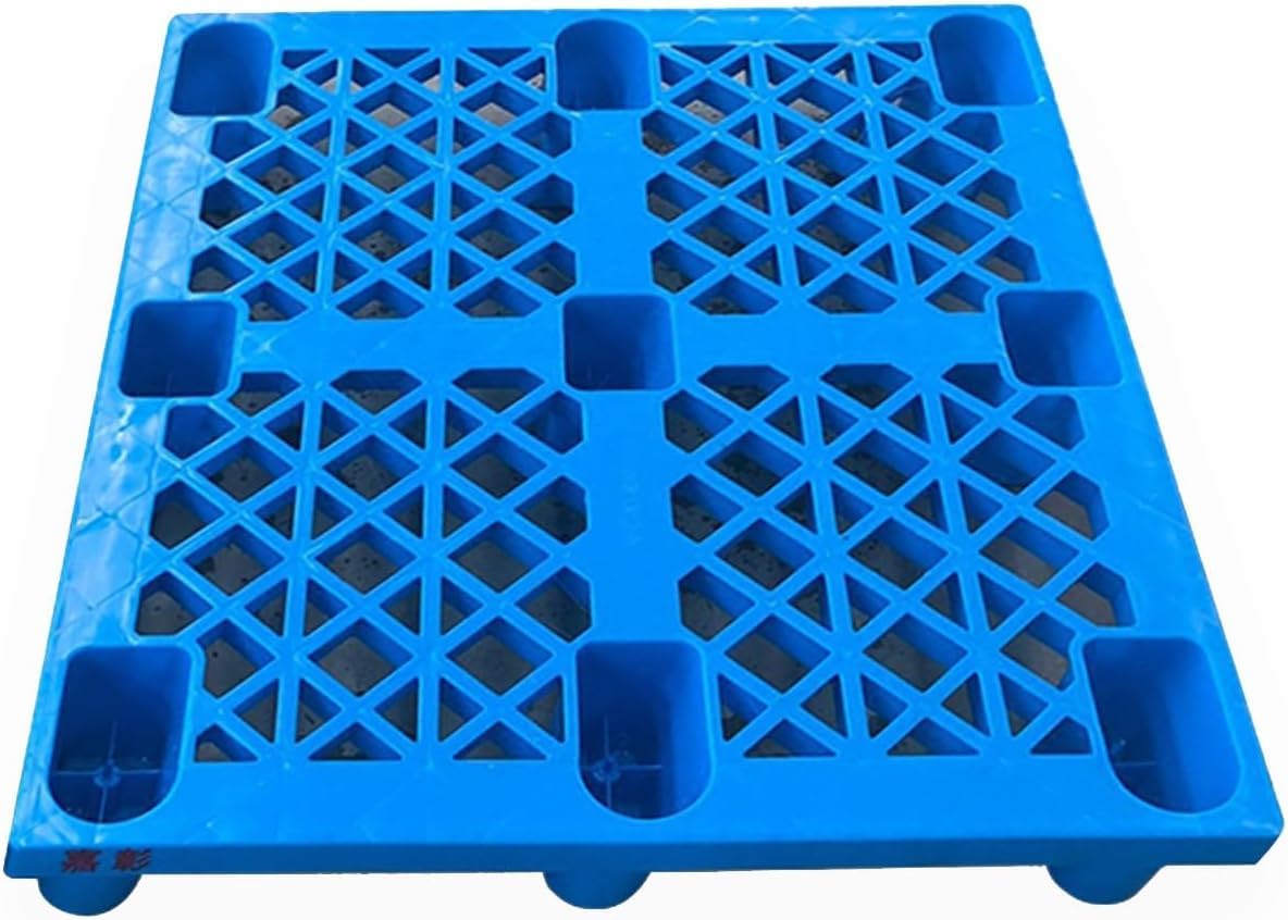 HynJGih MekUk Plastic Pallets Plastic pallets, polyethylene pallets, non-slip grid storage racks for warehouses, workshops, balconies for Kennel, Garden, Basement, Patio