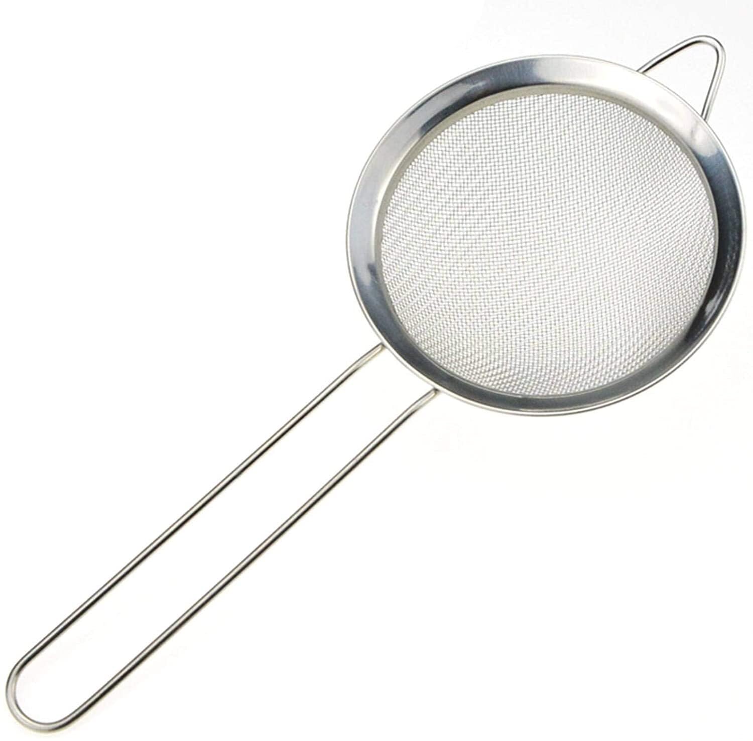 Espumadera De Cocina Fregadero De Té De Acero Inoxidable Para Harina, Filtro, Herramientas De Bricolaje, Herramienta Kichen, Colador, Accesorios De Succión De Aceite Para Cocinar Y Freír(16cm)