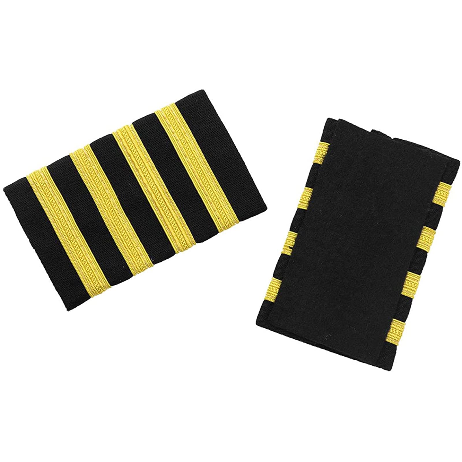 ZUYPSK Uniforme de piloto charreteras piloto tradicional aviador profesional charreteras charreteras insignia con rayas doradas