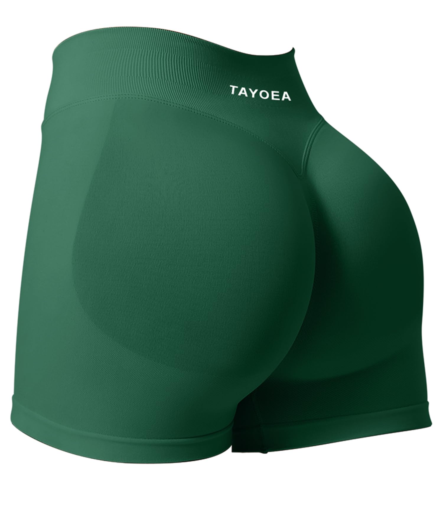 TAYOEA Short Cyclisme Sport pour Femme Collants Course Leggings Taille Haute Gym Fitness Yoga Collants Shorts Push Up Booty Butt Scrunch Opaque sans Couture