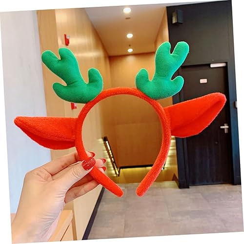 Miniatura 3 de Abaodam 5pcs Antler Headband Santa Claus Costume for Kids Christmas Elk Headband Antler Hair Hoops Disfraz De Santa Claus Para Adulto Elk Antlers
