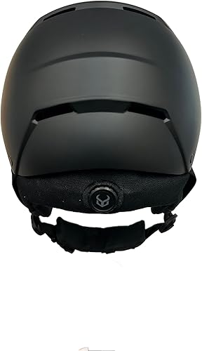 Miniatura 7 de Demon United Casco con visera de esquí y snowboard, casco con visera extraíble y ajuste de esfera trasera, cascos deportivos de nieve para hombres y