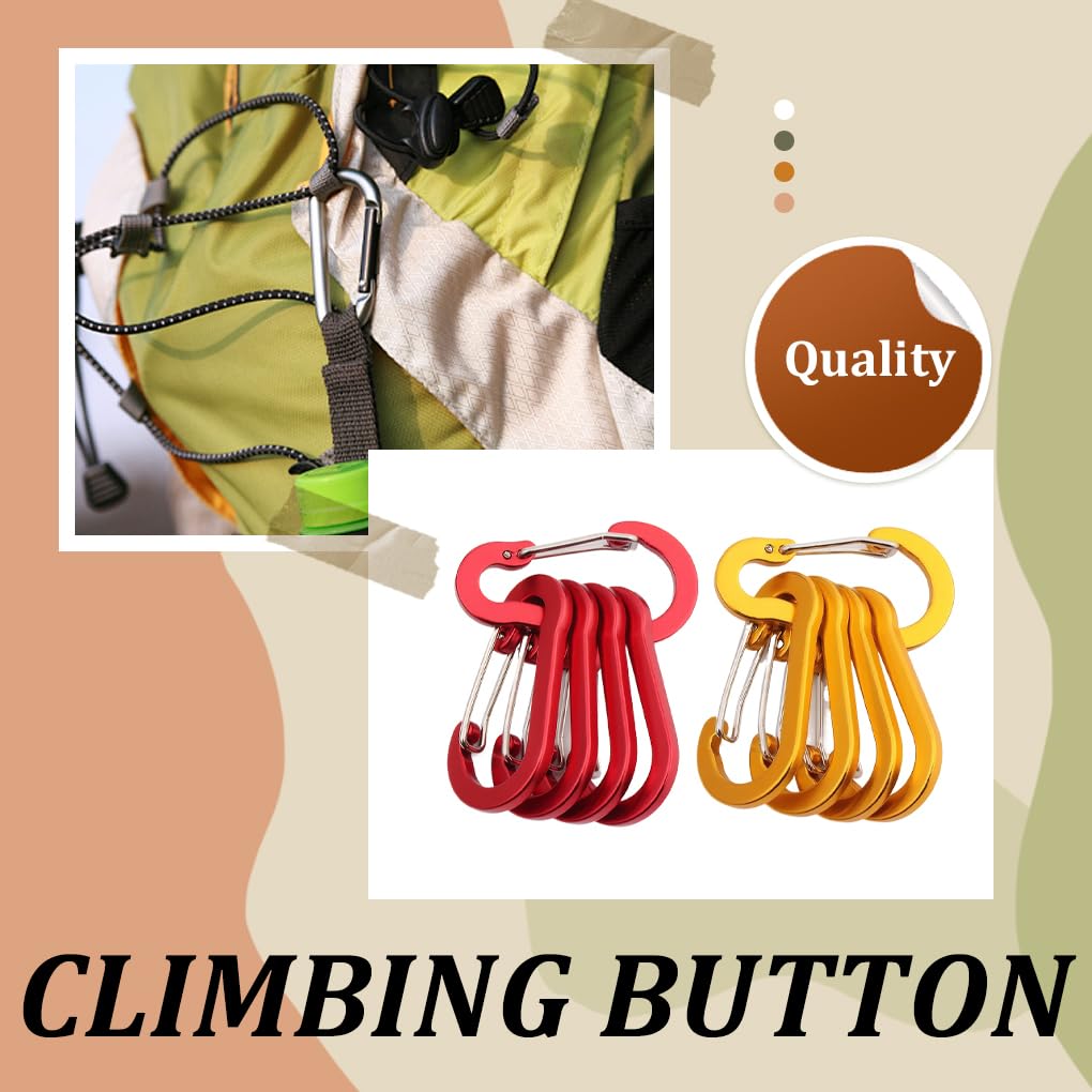 Lopituwe Petits Mousquetons D'escalade En Aluminium Léger