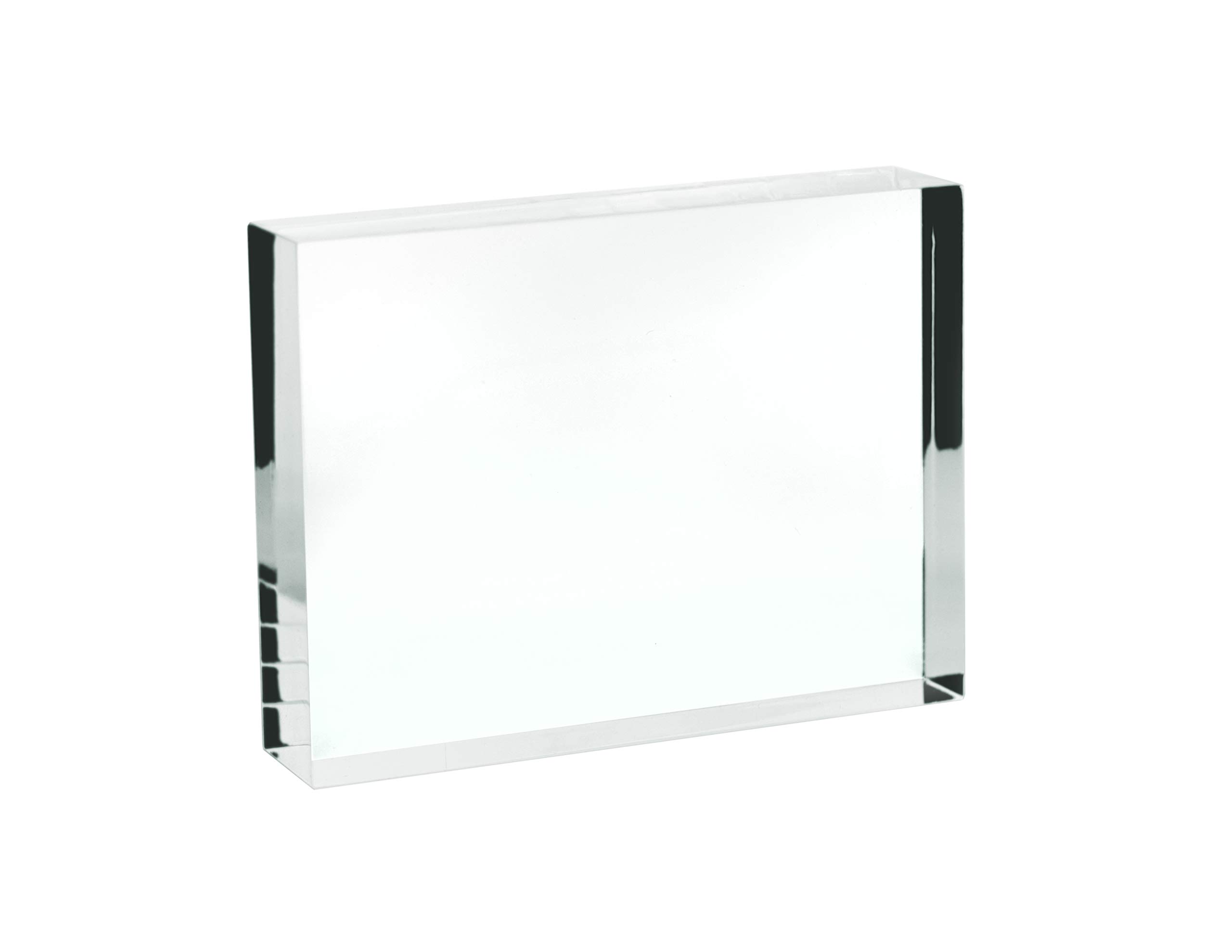 Bloc acrylique 75 mm de réfraction maximale pour faisceau laser