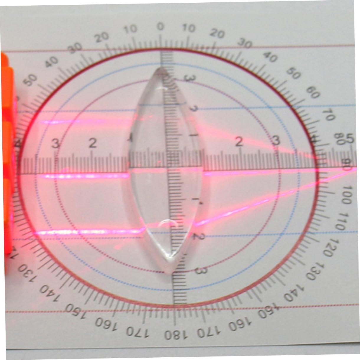 GARVALON Convex Lens for Science Physics Optics Experiment Set Kit Physics Science Experiment Supplies Educational Institution Tool