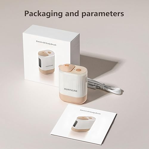 Miniatura 8 de Aplicador eléctrico de aceite para el cabello y masajeador de cuero cabelludo 2 en 1, cepillo aplicador de cuero cabelludo, aplicador de aceite de