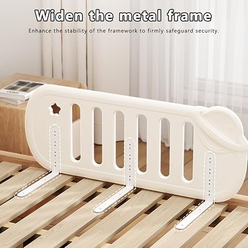 Miniatura 5 de LUUYOUU Protector de riel de cama infantil para colchón de tamaño Queen, riel de seguridad para cama de bebé (nube (34.7 pulgadas), 1 juego